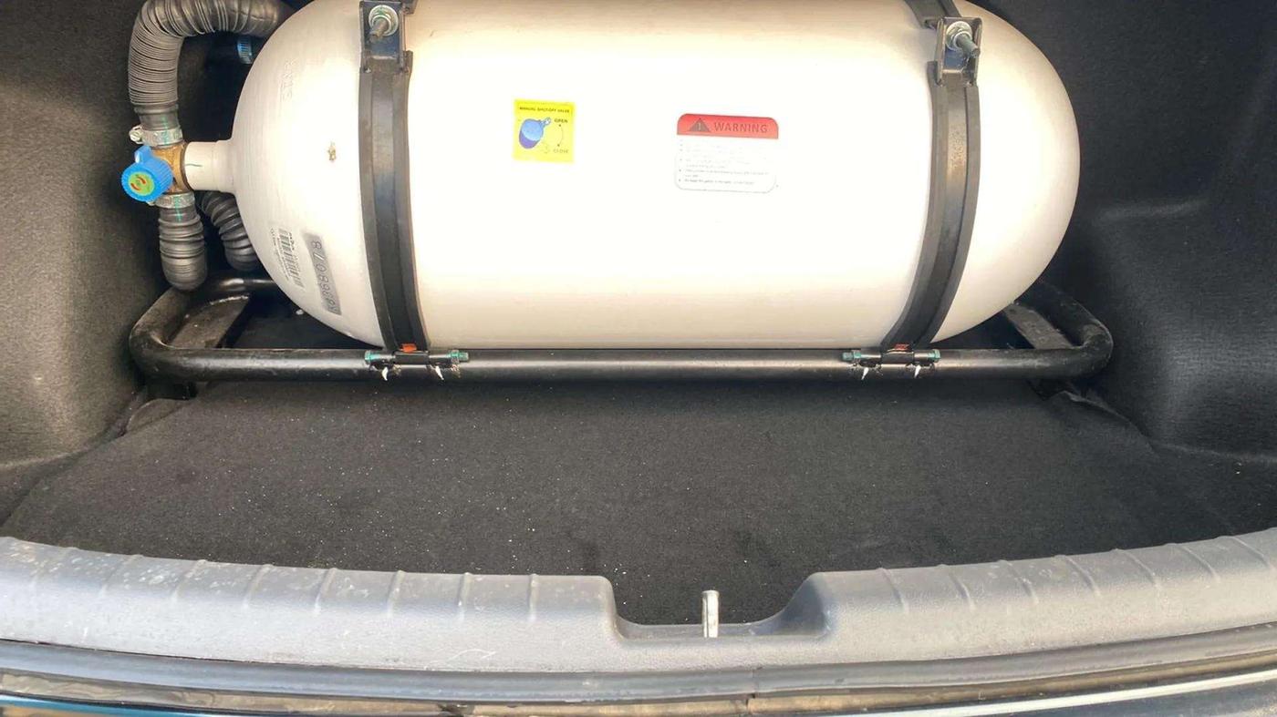 2023 Hyundai AURA S 1.2 CNG, CNG, Manual, 18,063 km, Boot Inside