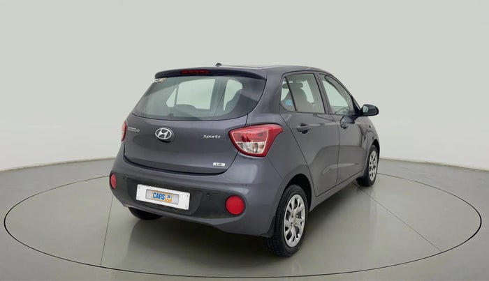 2017 Hyundai Grand i10 SPORTZ 1.2 KAPPA VTVT, Petrol, Manual, 42,861 km, Right Back Diagonal