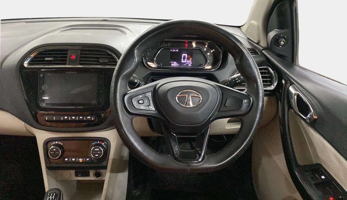 2022 Tata TIGOR XZ PLUS CNG, CNG, Manual, 56,938 km, Steering Wheel Close Up