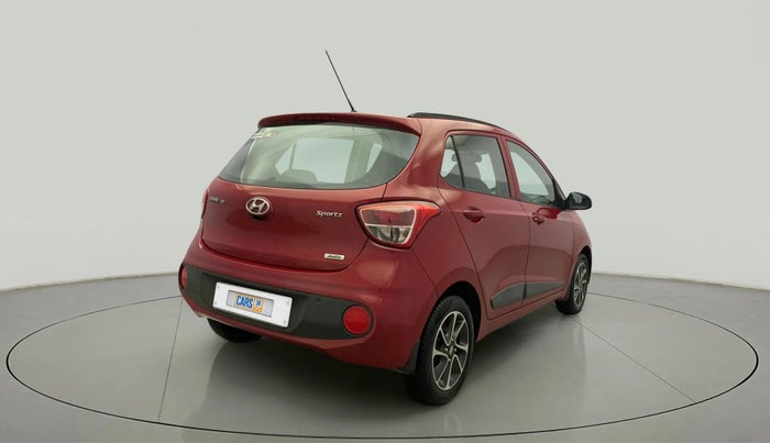 2017 Hyundai Grand i10 SPORTZ (O) AT 1.2 KAPPA VTVT, Petrol, Automatic, 29,977 km, Right Back Diagonal