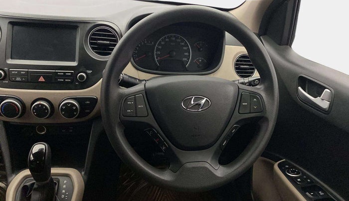 2017 Hyundai Grand i10 SPORTZ (O) AT 1.2 KAPPA VTVT, Petrol, Automatic, 29,977 km, Steering Wheel Close Up