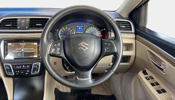 2018 Maruti Ciaz ALPHA 1.5 SHVS PETROL, Petrol, Manual, 18,090 km, Steering Wheel Close Up