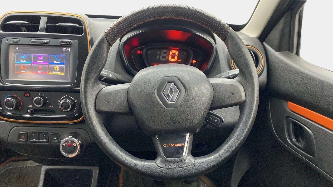 2018 Renault Kwid CLIMBER 1.0 AMT, Petrol, Automatic, 61,636 km, Steering Wheel Close Up