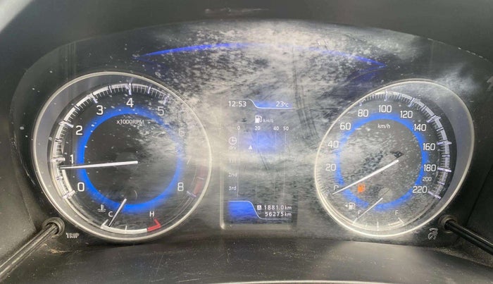 2021 Maruti Baleno ZETA PETROL 1.2, Petrol, Manual, 56,411 km, Instrument cluster - Glass has scratches