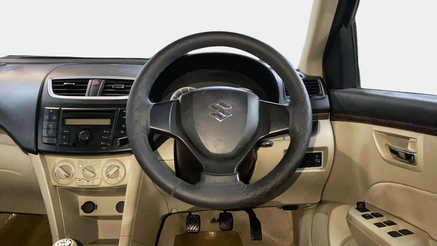 2014 Maruti Swift Dzire VXI, Petrol, Manual, 71,408 km, Steering Wheel Close Up
