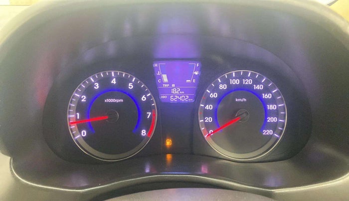 2013 Hyundai Verna FLUIDIC 1.4 VTVT, Petrol, Manual, 62,442 km, Odometer Image