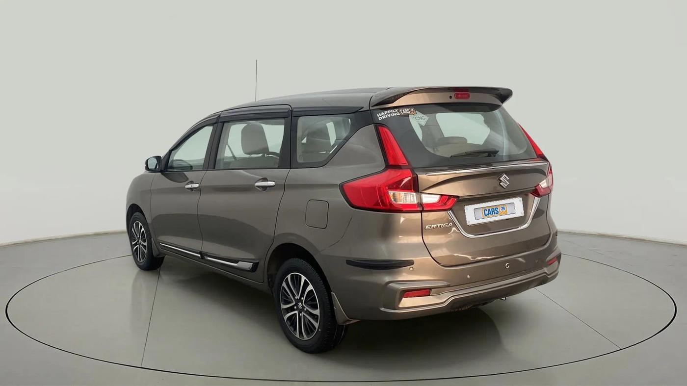 2022 Maruti Ertiga ZXI (O) CNG, CNG, Manual, 48,592 km, Left Back Diagonal