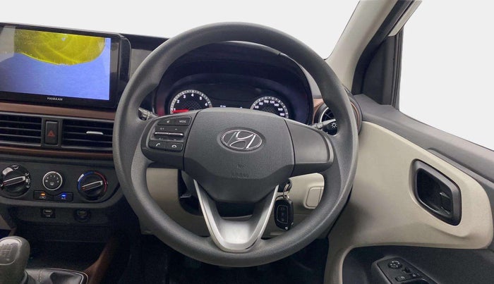 2021 Hyundai AURA S 1.2 CNG, CNG, Manual, 38,250 km, Steering Wheel Close Up