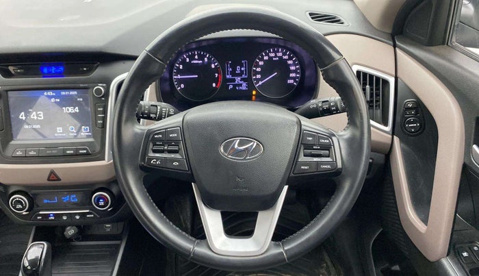 2019 Hyundai Creta SX AT 1.6 PETROL, Petrol, Automatic, 41,430 km, Steering Wheel Close Up