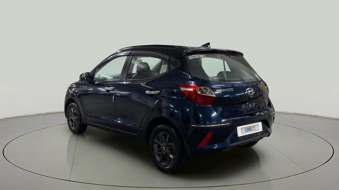 2020 Hyundai GRAND I10 NIOS SPORTZ AMT 1.2 KAPPA VTVT, Petrol, Automatic, 10,095 km, Left Back Diagonal