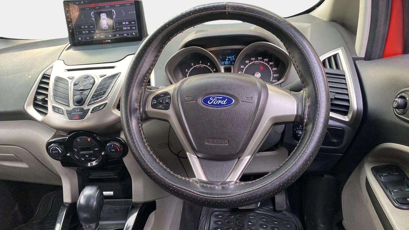 2017 Ford Ecosport TITANIUM 1.5L PETROL AT, Petrol, Automatic, 88,134 km, Steering Wheel Close Up