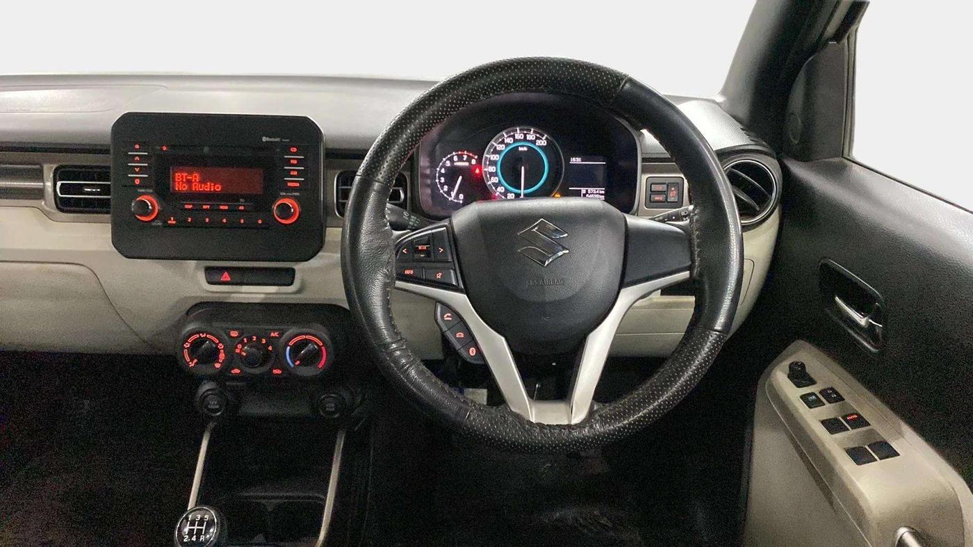 2017 Maruti IGNIS ZETA 1.2, Petrol, Manual, 64,662 km, Steering Wheel Close Up