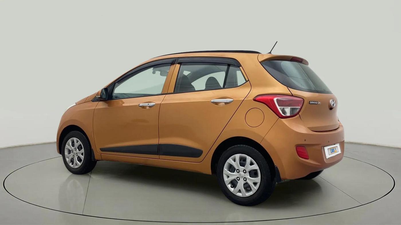 2014 Hyundai Grand i10 SPORTZ 1.2 KAPPA VTVT, Petrol, Manual, 27,860 km, Left Back Diagonal