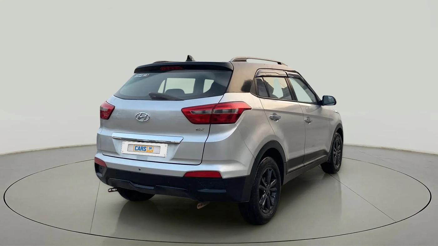 2018 Hyundai Creta SX PLUS 1.6 PETROL, Petrol, Manual, 75,168 km, Right Back Diagonal