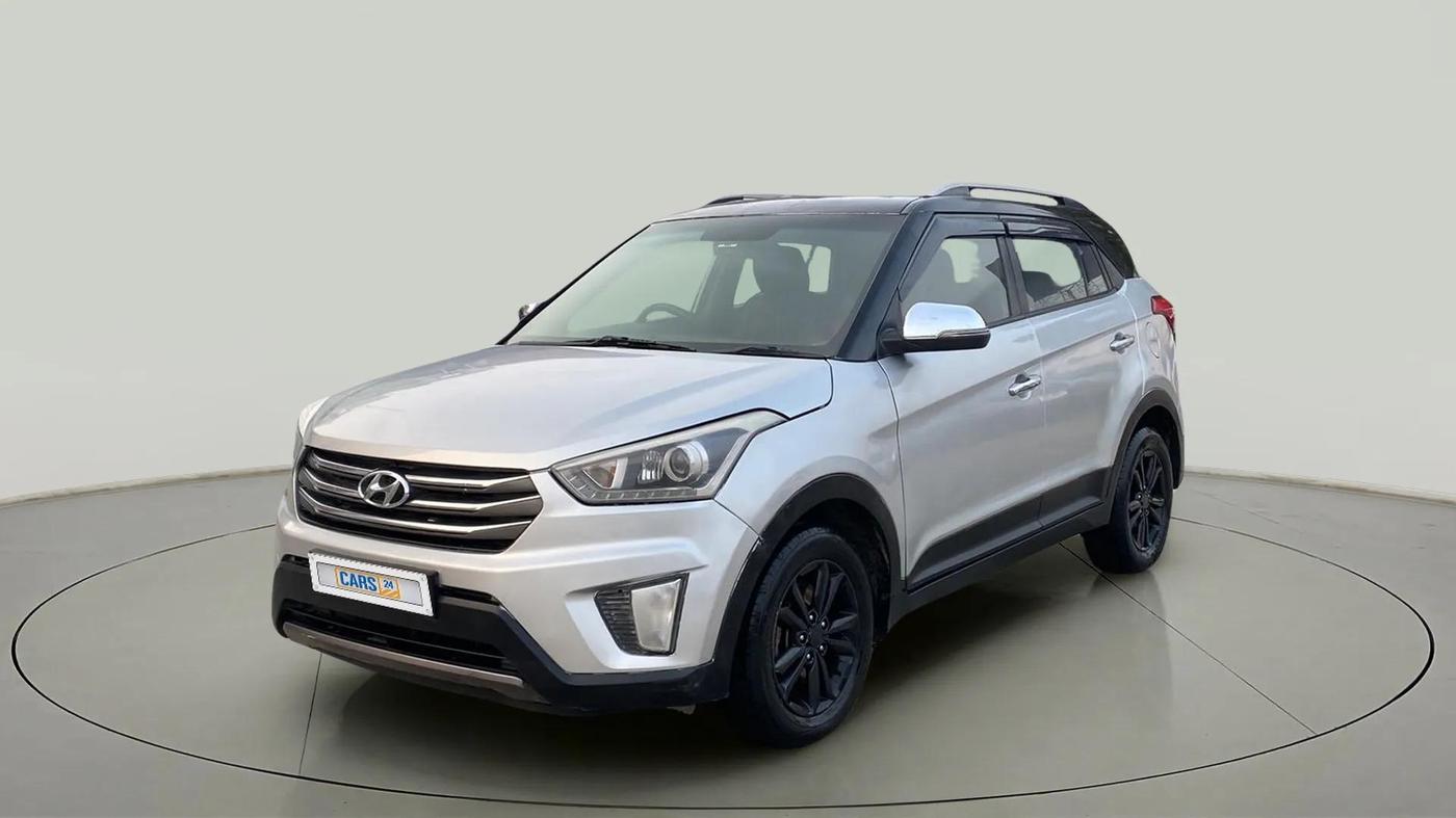 2018 Hyundai Creta SX PLUS 1.6 PETROL, Petrol, Manual, 75,168 km, Left Front Diagonal