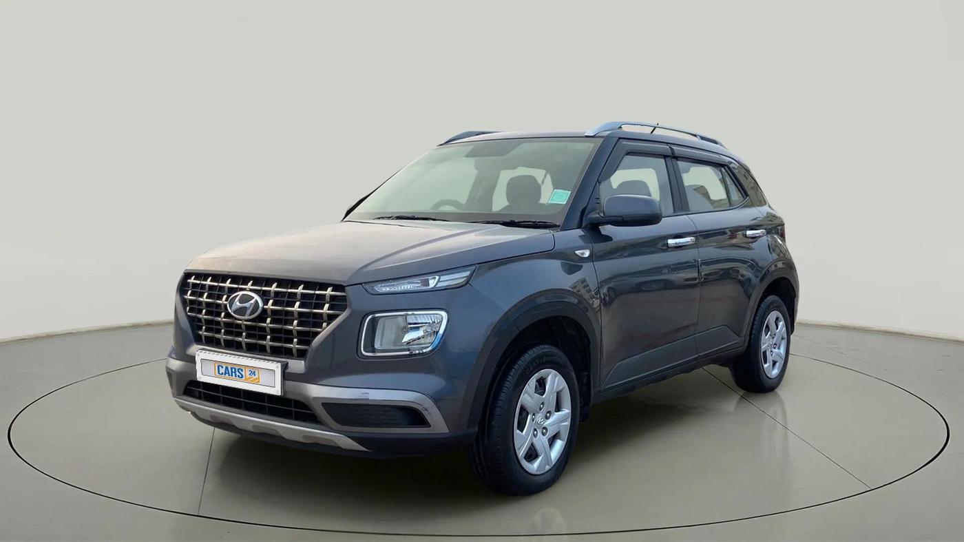 2020 Hyundai VENUE S 1.0 TURBO MT, Petrol, Manual, 64,318 km, Left Front Diagonal