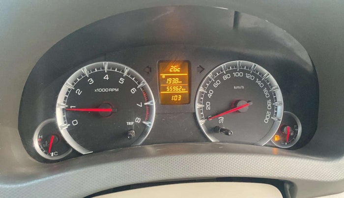 2016 Maruti Ertiga ZXI+, Petrol, Manual, 56,071 km, Odometer Image