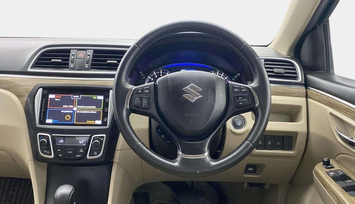 2019 Maruti Ciaz ALPHA  AT 1.5 SHVS PETROL, Petrol, Automatic, 21,578 km, Steering Wheel Close Up