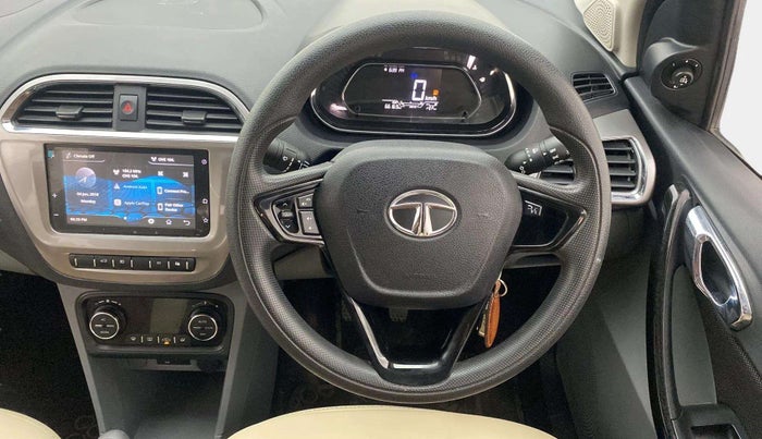 2019 Tata TIGOR XZ PLUS PETROL, Petrol, Manual, 66,180 km, Steering Wheel Close Up