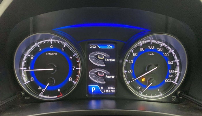 2019 Maruti Baleno ALPHA CVT PETROL 1.2, Petrol, Automatic, 34,613 km, Odometer Image