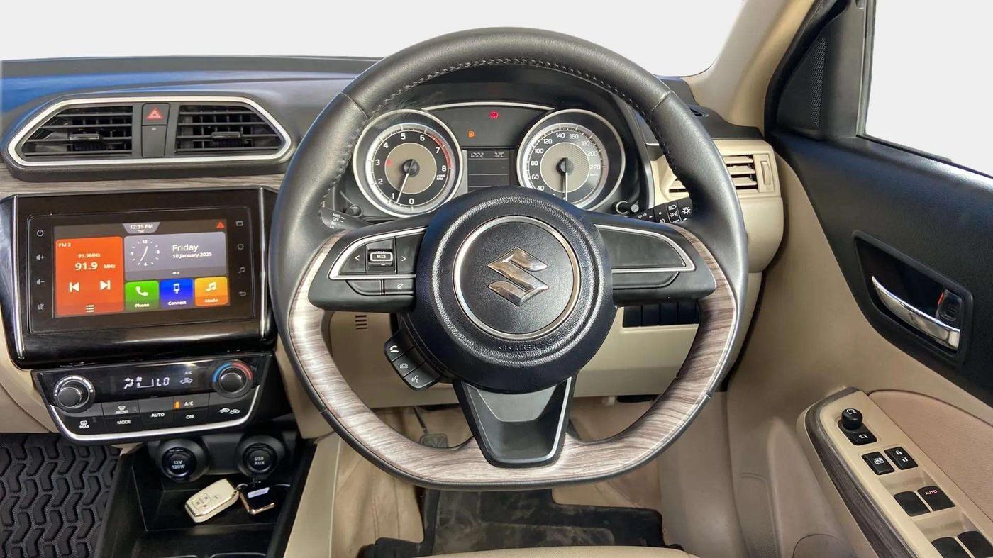 2023 Maruti Dzire ZXI, Petrol, Manual, 16,550 km, Steering Wheel Close Up