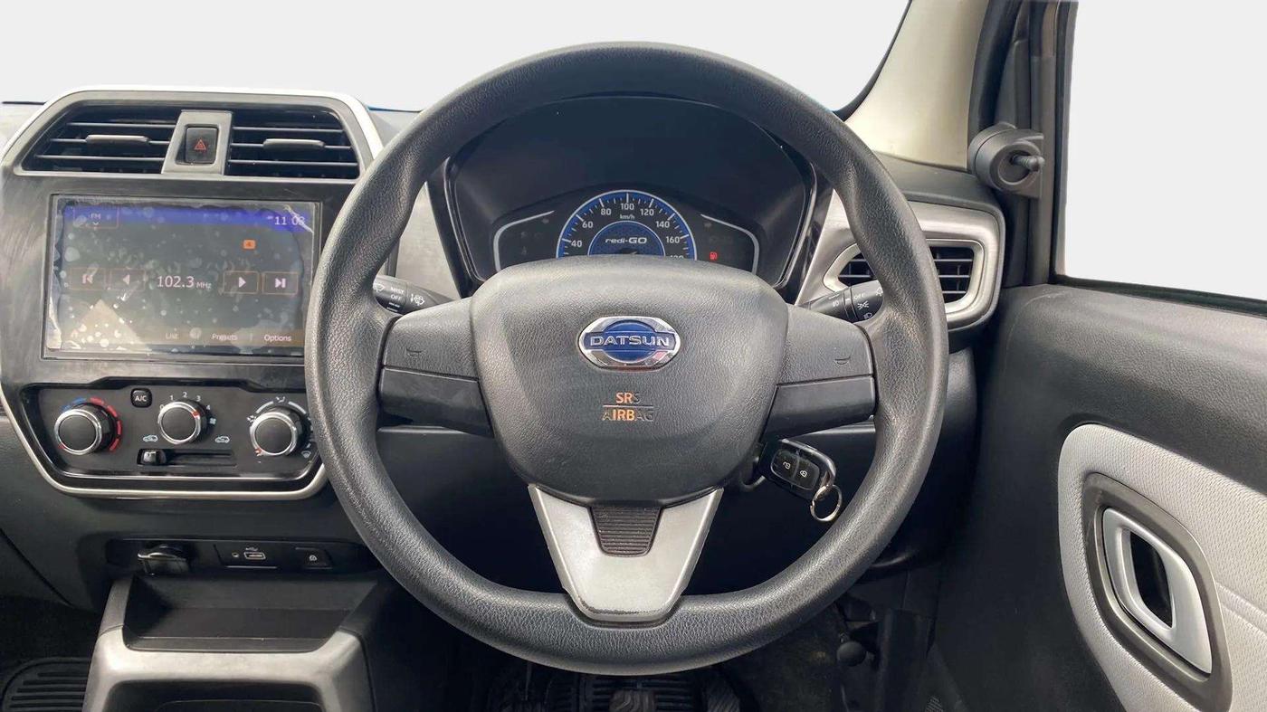 2021 Datsun Redi Go T(O) 1.0, Petrol, Manual, 27,396 km, Steering Wheel Close Up