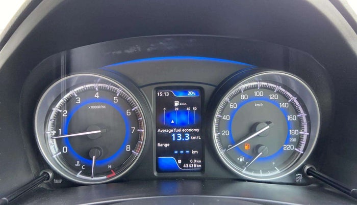 2017 Maruti Baleno ZETA PETROL 1.2, Petrol, Manual, 43,313 km, Odometer Image