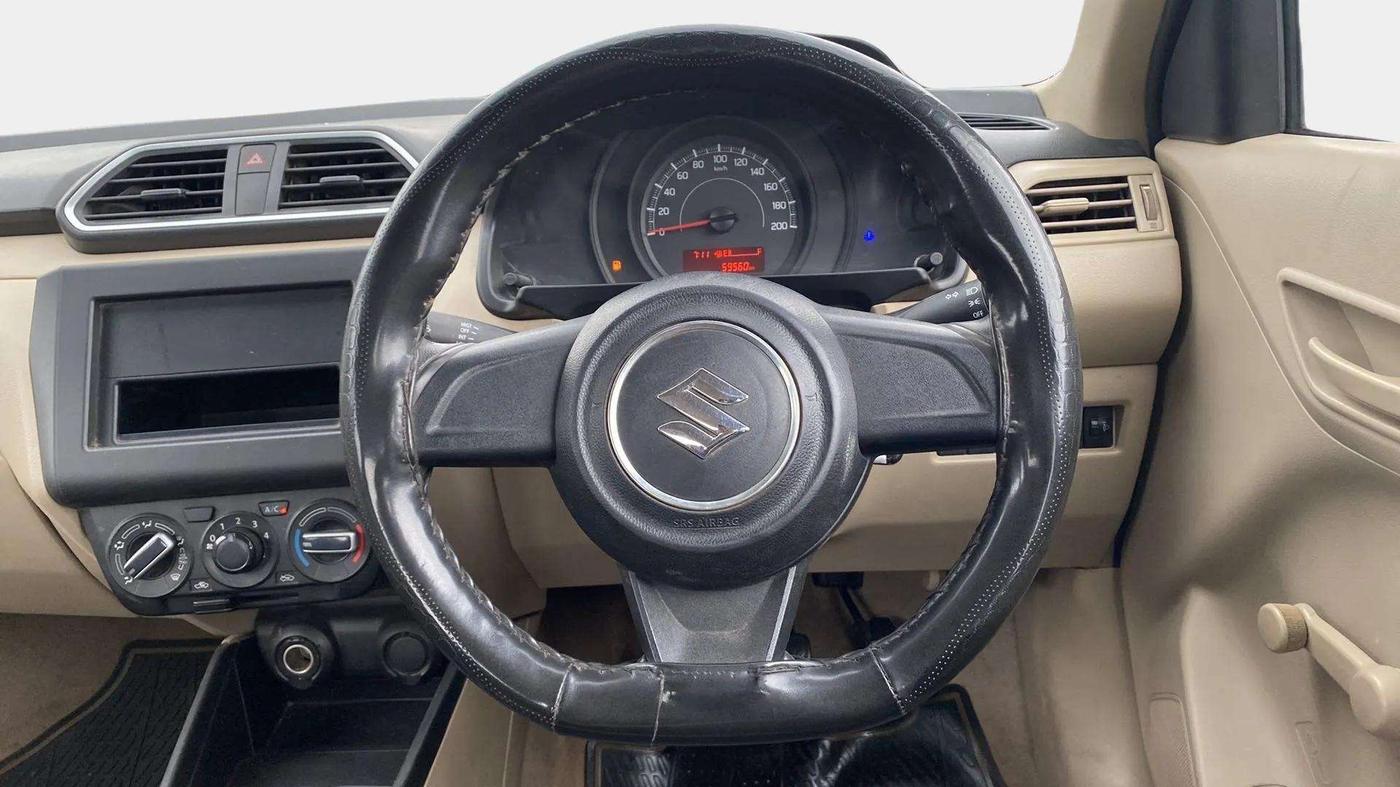 2022 Maruti Dzire LXI, Petrol, Manual, 59,554 km, Steering Wheel Close Up