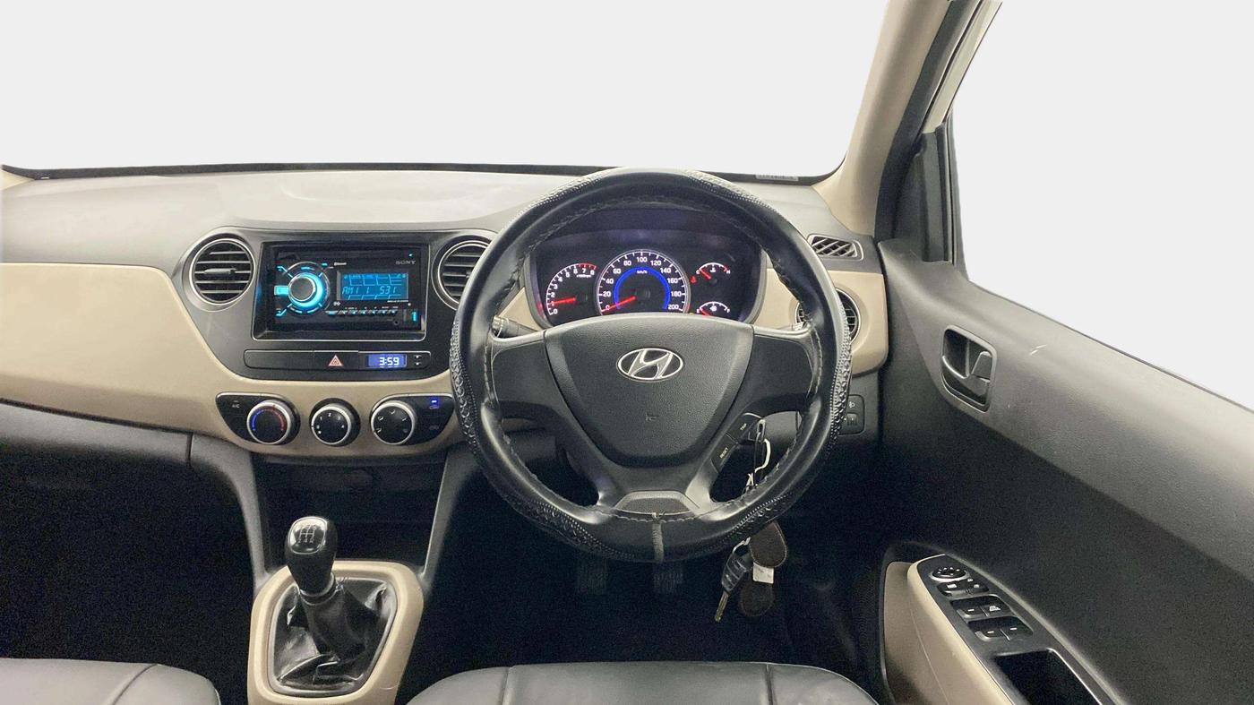 2013 Hyundai Grand i10 MAGNA 1.2 KAPPA VTVT, Petrol, Manual, 49,663 km, Steering Wheel Close Up