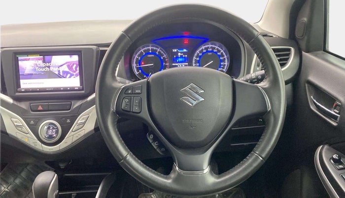 2018 Maruti Baleno ZETA CVT PETROL 1.2, Petrol, Automatic, 27,277 km, Steering Wheel Close Up