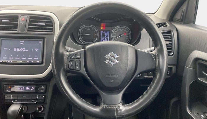 2021 Maruti Vitara Brezza VXI AT SHVS, Petrol, Automatic, 31,380 km, Steering Wheel Close Up