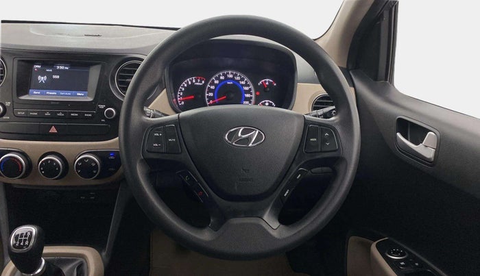 2017 Hyundai Grand i10 SPORTZ 1.2 KAPPA VTVT, Petrol, Manual, 31,244 km, Steering Wheel Close Up