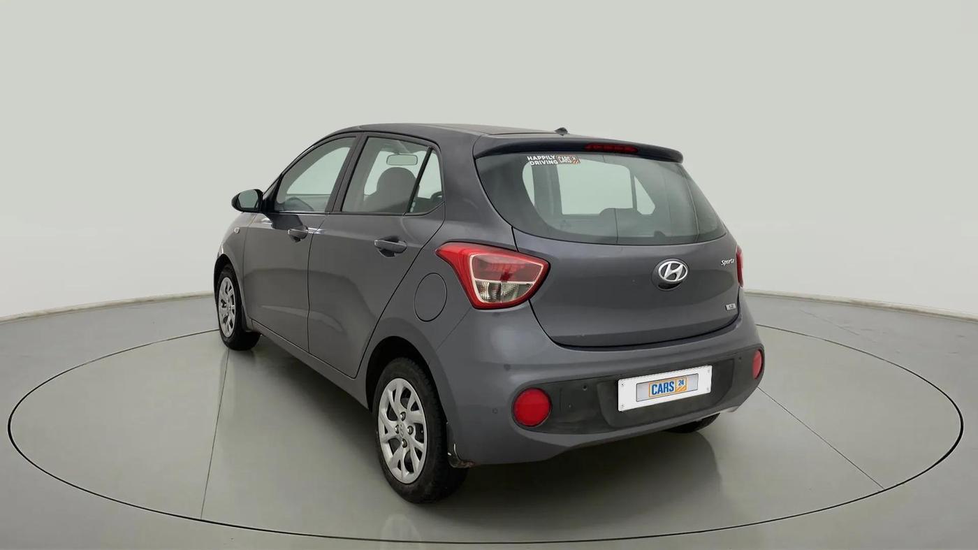 2017 Hyundai Grand i10 SPORTZ 1.2 KAPPA VTVT, Petrol, Manual, 31,431 km, Left Back Diagonal
