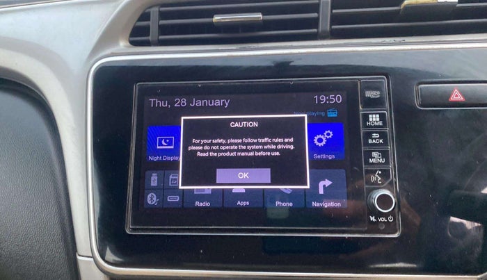 2019 Honda City 1.5L I-VTEC V MT, Petrol, Manual, 74,731 km, Infotainment system - GPS Card missing