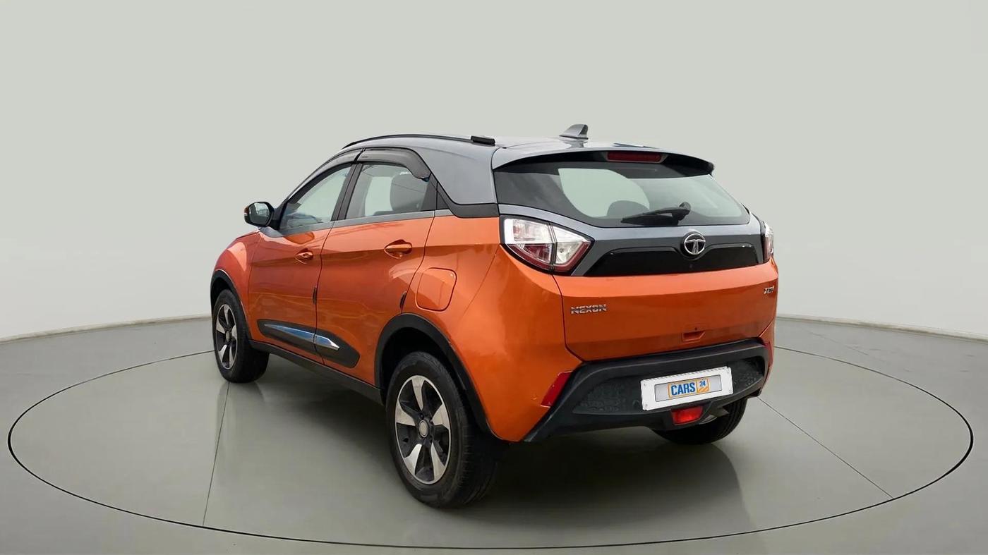 2018 Tata NEXON XZA PLUS PETROL, Petrol, Automatic, 42,207 km, Left Back Diagonal