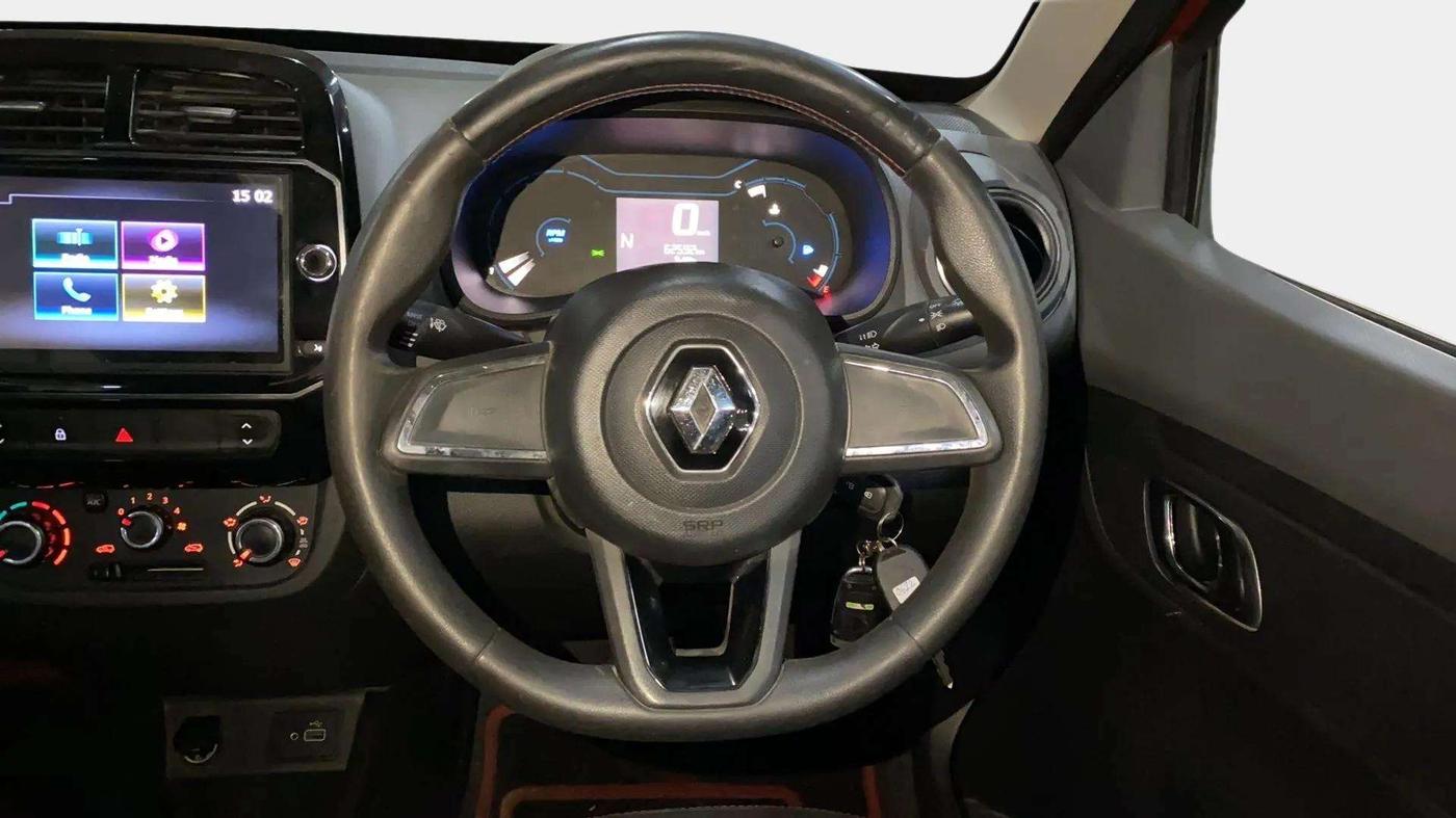 2019 Renault Kwid RXT 1.0 AMT (O), Petrol, Automatic, 62,693 km, Steering Wheel Close Up