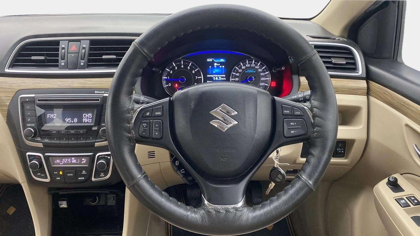 2018 Maruti Ciaz DELTA 1.5 SHVS MT PETROL, Petrol, Manual, 60,346 km, Steering Wheel Close Up