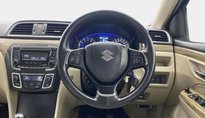 2018 Maruti Ciaz DELTA 1.4 MT PETROL, Petrol, Manual, 78,656 km, Steering Wheel Close Up