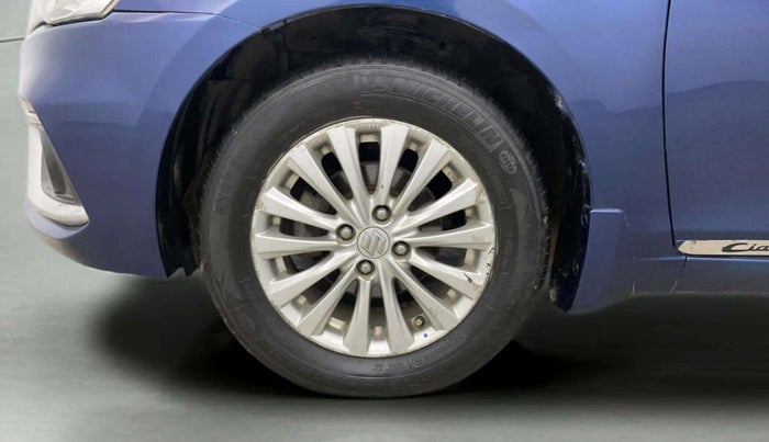 2018 Maruti Ciaz DELTA 1.4 MT PETROL, Petrol, Manual, 78,656 km, Left Front Tyre Tread