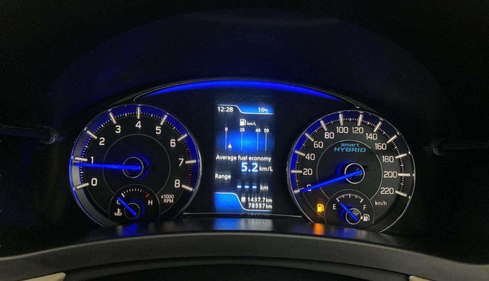 2018 Maruti Ciaz DELTA 1.4 MT PETROL, Petrol, Manual, 78,656 km, Odometer Image