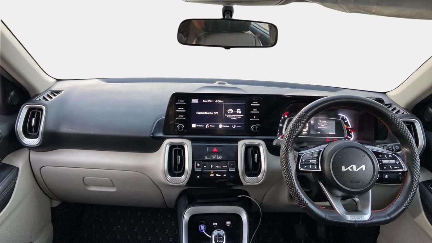 2022 KIA SONET HTX 1.0 IMT, Petrol, Manual, 25,904 km, Dashboard