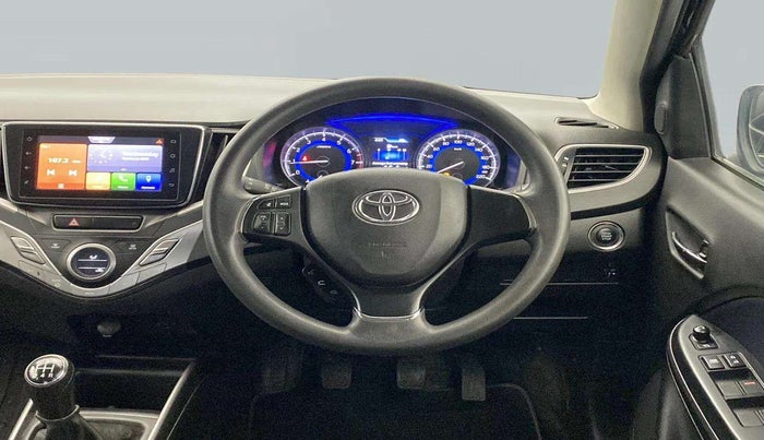 2019 Toyota Glanza G, Petrol, Manual, 74,598 km, Steering Wheel Close Up