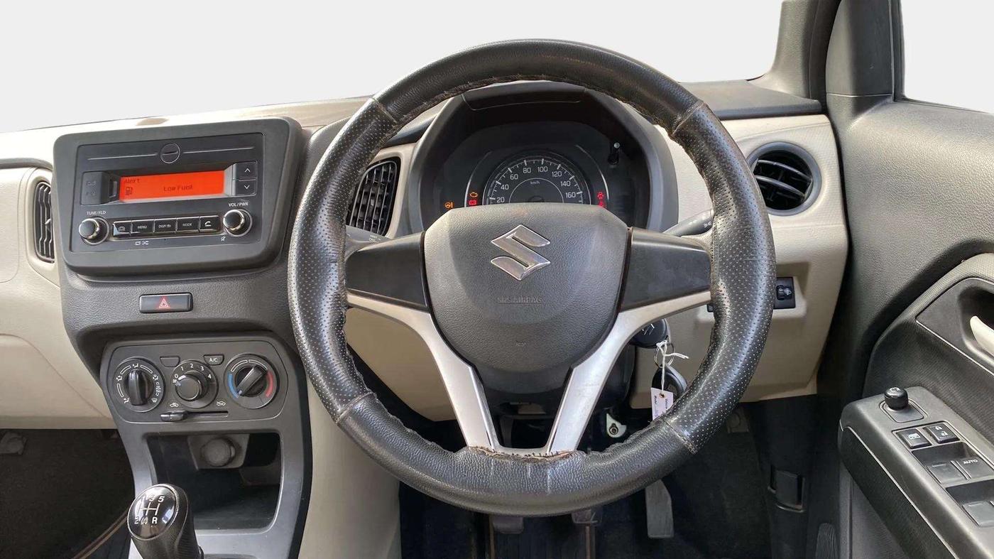 2021 Maruti New Wagon-R VXI 1.0, Petrol, Manual, 73,501 km, Steering Wheel Close Up