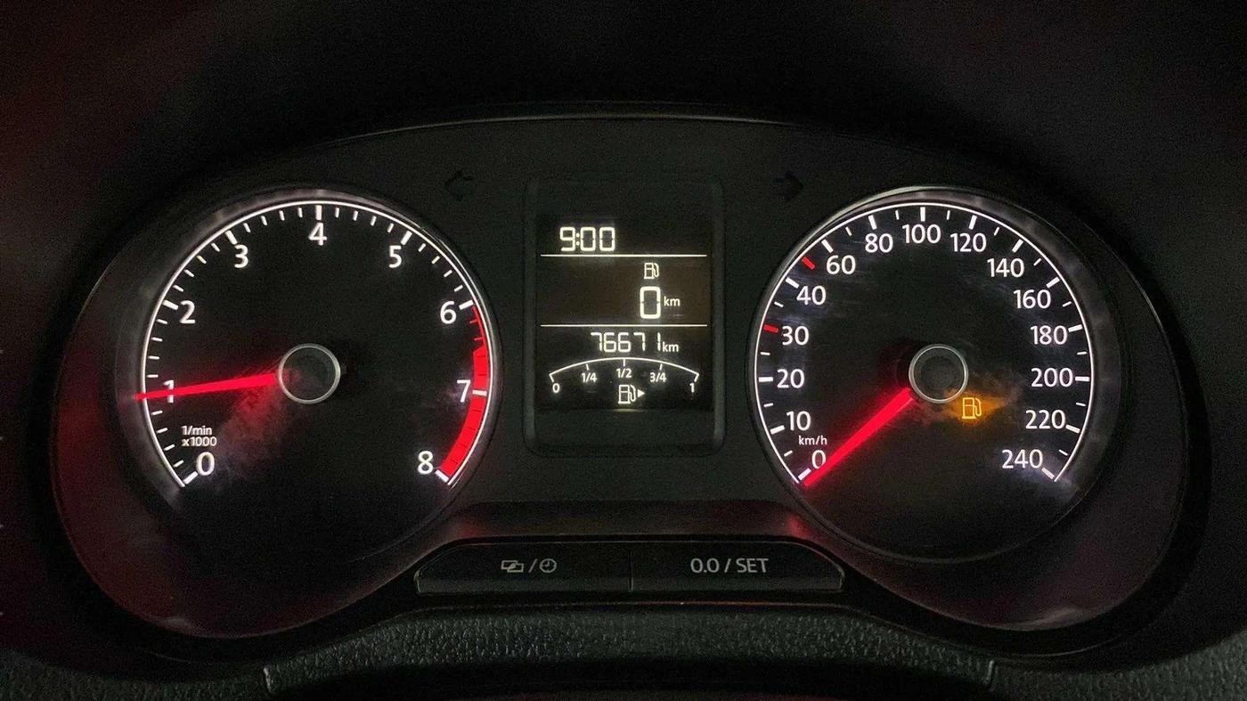 2018 Volkswagen Polo HIGHLINE 1.0L, Petrol, Manual, 76,779 km, Odometer Image