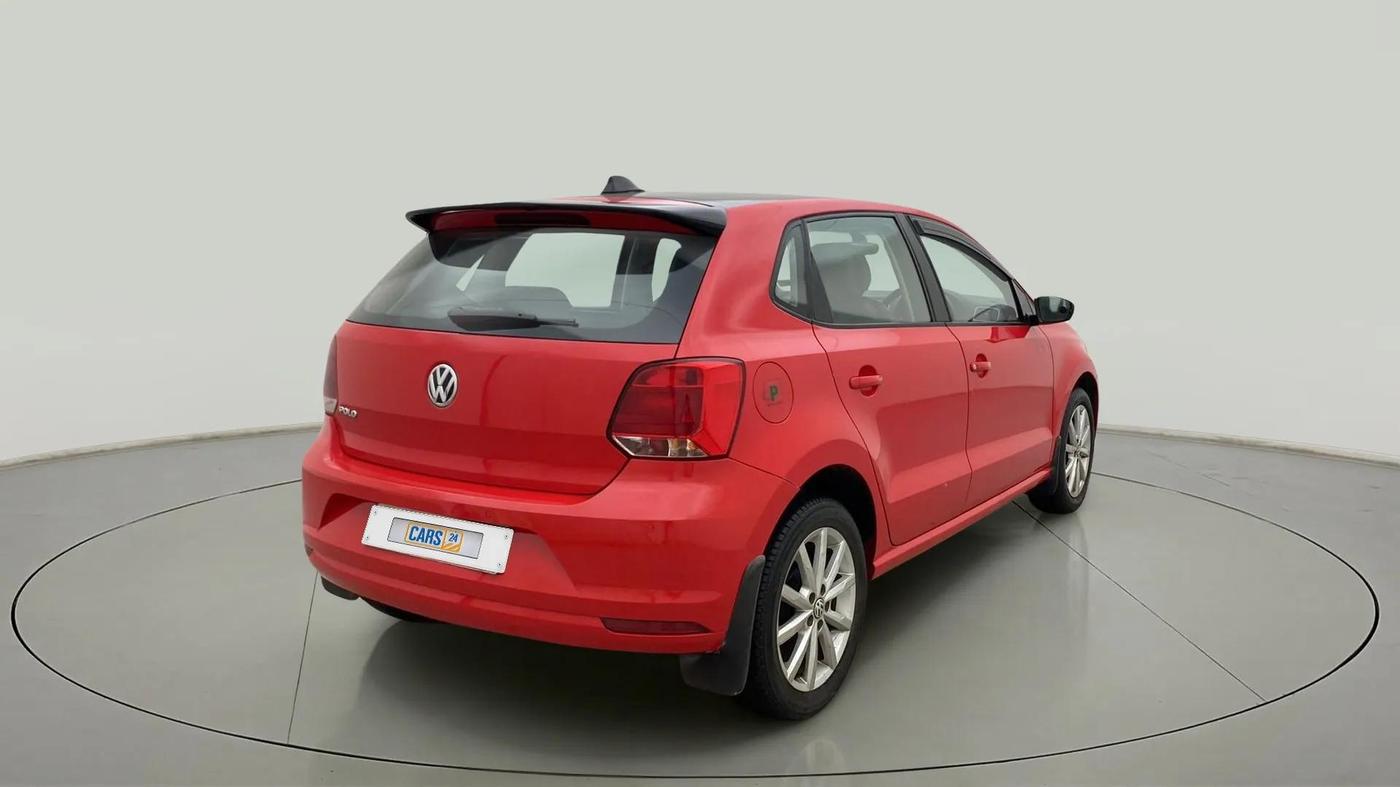 2018 Volkswagen Polo HIGHLINE 1.0L, Petrol, Manual, 76,779 km, Right Back Diagonal