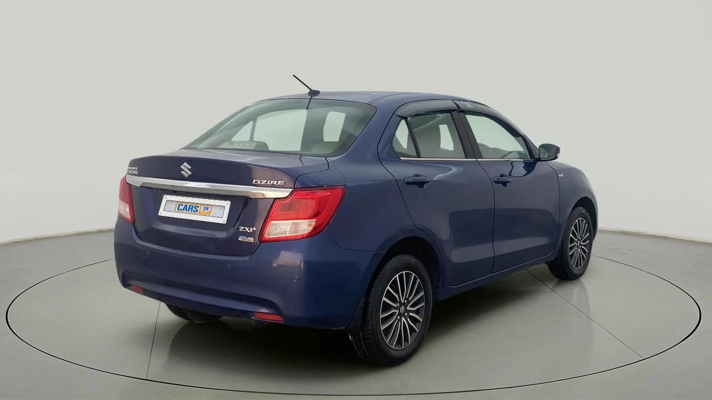 2019 Maruti Dzire ZXI PLUS AMT, Petrol, Automatic, 45,831 km, Right Back Diagonal
