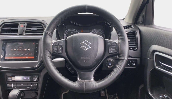 2020 Maruti Vitara Brezza ZXI AT SHVS, Petrol, Automatic, 25,489 km, Steering Wheel Close Up