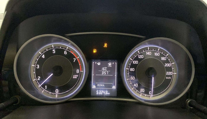 2022 Maruti Dzire ZXI CNG, CNG, Manual, 53,235 km, Odometer Image