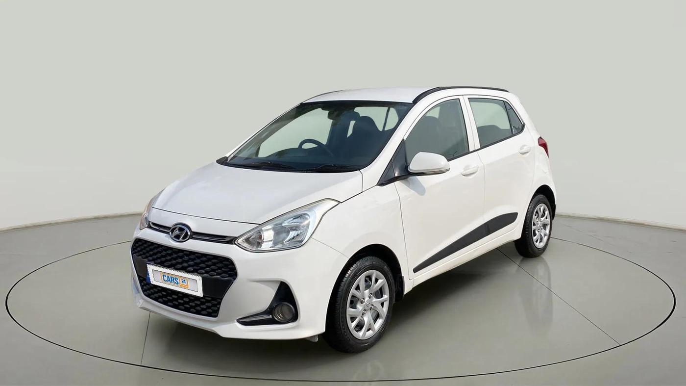 2018 Hyundai Grand i10 SPORTZ 1.2 KAPPA VTVT, Petrol, Manual, 6,007 km, Left Front Diagonal