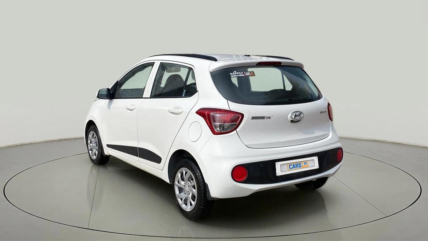 2018 Hyundai Grand i10 SPORTZ 1.2 KAPPA VTVT, Petrol, Manual, 6,007 km, Left Back Diagonal